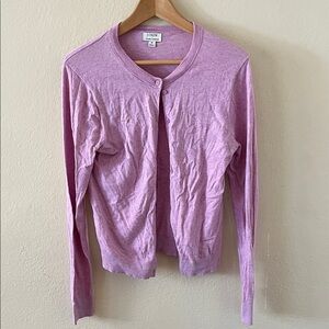J. Crew Light Purple Cardigan